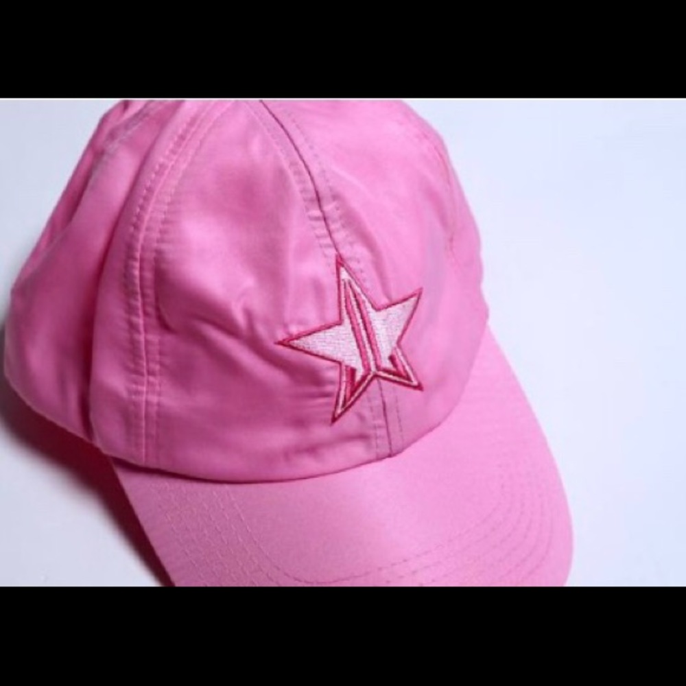 🧢NWT🧢 Jeffrey Star ⭐️ Satin Pink Dad Hat!🧢